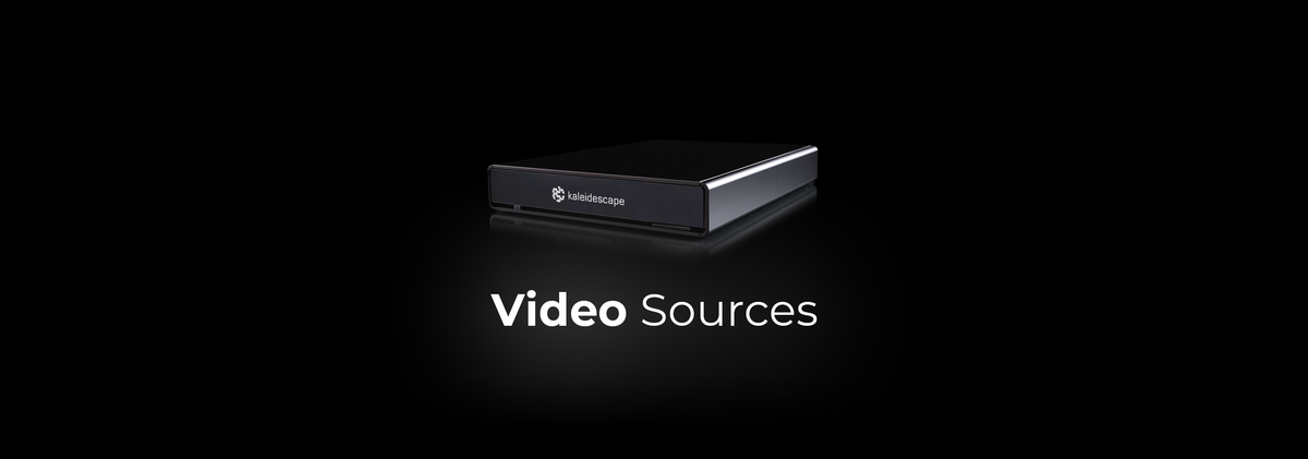 Video Sources – CommunityAV